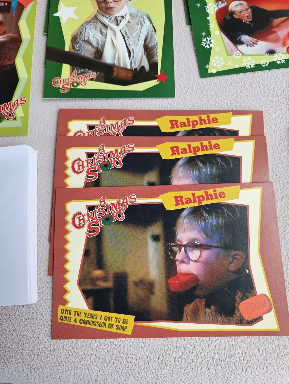 A Christmas Story Christmas Card with Envelope Set of 29 Holiday 2008